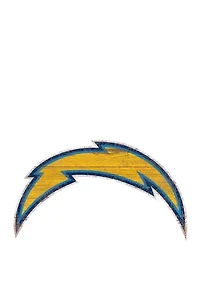 NFL Los Angeles Chargers Distressed Logo Cutout Sign