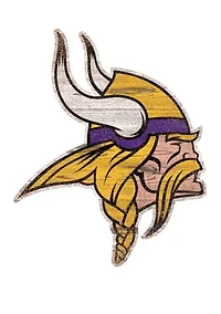 NFL Minnesota Vikings Distressed Logo Cutout Sign