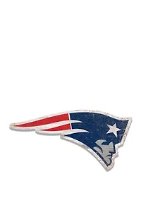 NFL New England Patriots Distressed Logo Cutout Sign