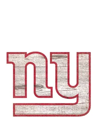 NFL New York Giants Distressed Logo Cutout Sign