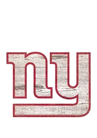 NFL New York Giants Distressed Logo Cutout Sign