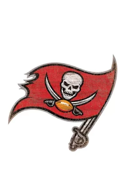 NFL Tampa Bay Buccaneers Distressed Logo Cutout Sign