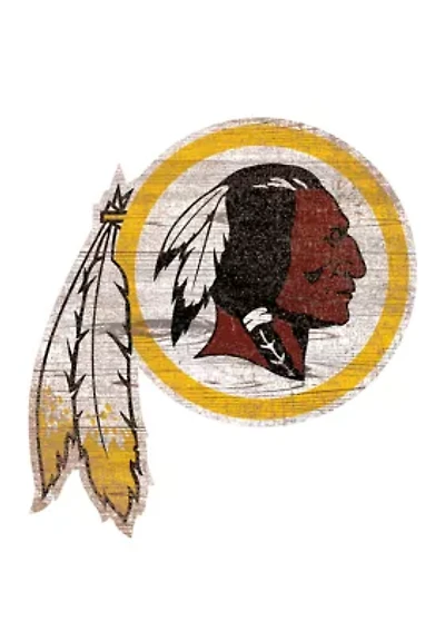 NFL Washington Redskins Distressed Logo Cutout Sign