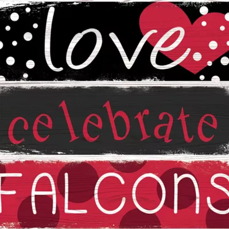 NFL Atlanta Falcons Celebrations Stack 24 in x 10 in Sign