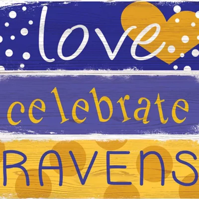 NFL Baltimore Ravens Celebrations Stack 24 in x 10 in Sign