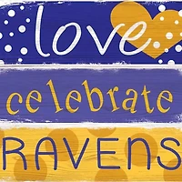NFL Baltimore Ravens Celebrations Stack 24 in x 10 in Sign