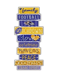 NFL Baltimore Ravens Celebrations Stack 24 in x 10 in Sign