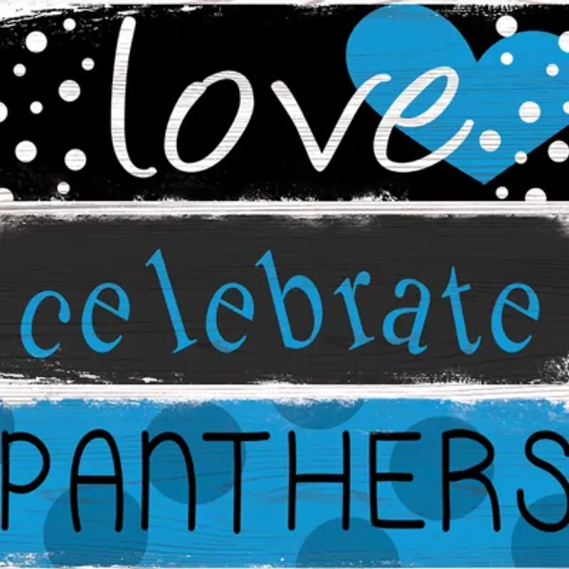 NFL Carolina Panthers Celebrations Stack 24 Inch Sign