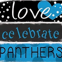 NFL Carolina Panthers Celebrations Stack 24 Inch Sign