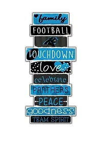 NFL Carolina Panthers Celebrations Stack 24 Inch Sign