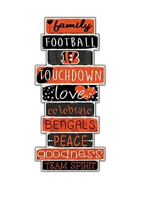 NFL Cincinnati Bengals Celebrations Stack 24 Inch Sign