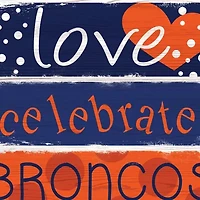 NFL Denver Broncos Celebrations Stack 24 Inch Sign