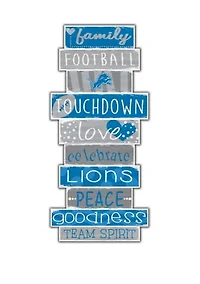 NFL Detroit Lions Celebrations Stack 24 Inch Sign