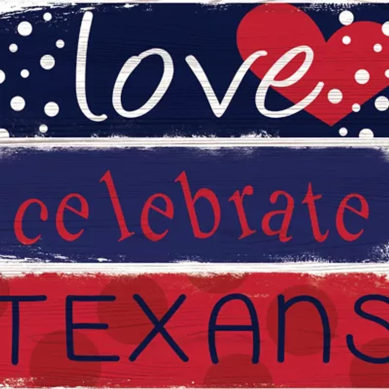 NFL Houston Texans Celebrations Stack 24 Inch Sign
