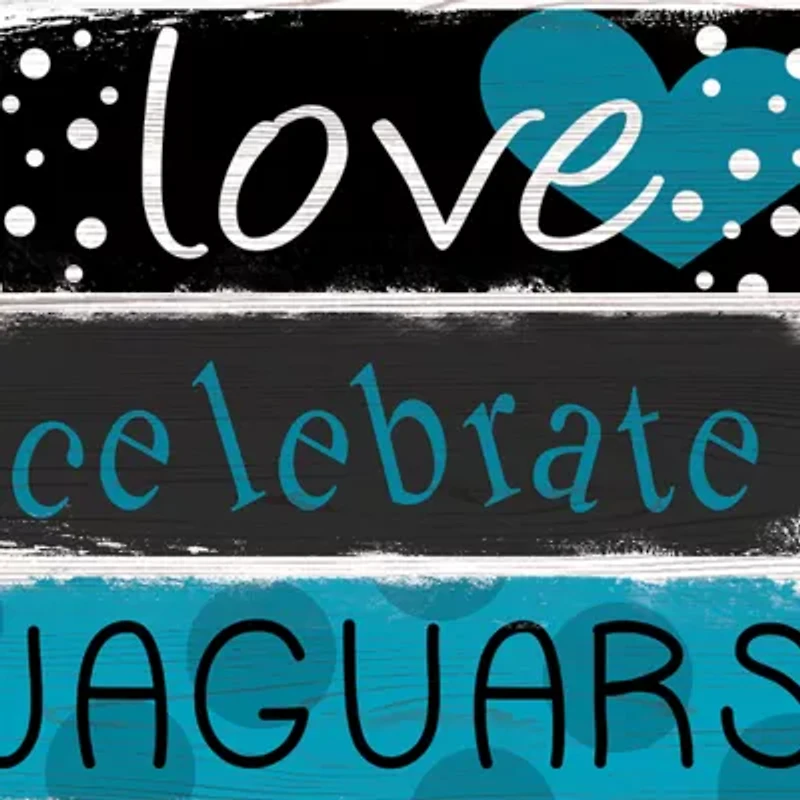 NFL Jacksonville Jaguars Celebrations Stack 24 Inch Sign