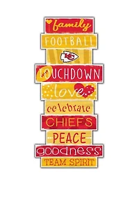 NFL Kansas City Chiefs Celebrations Stack 24 Inch Sign