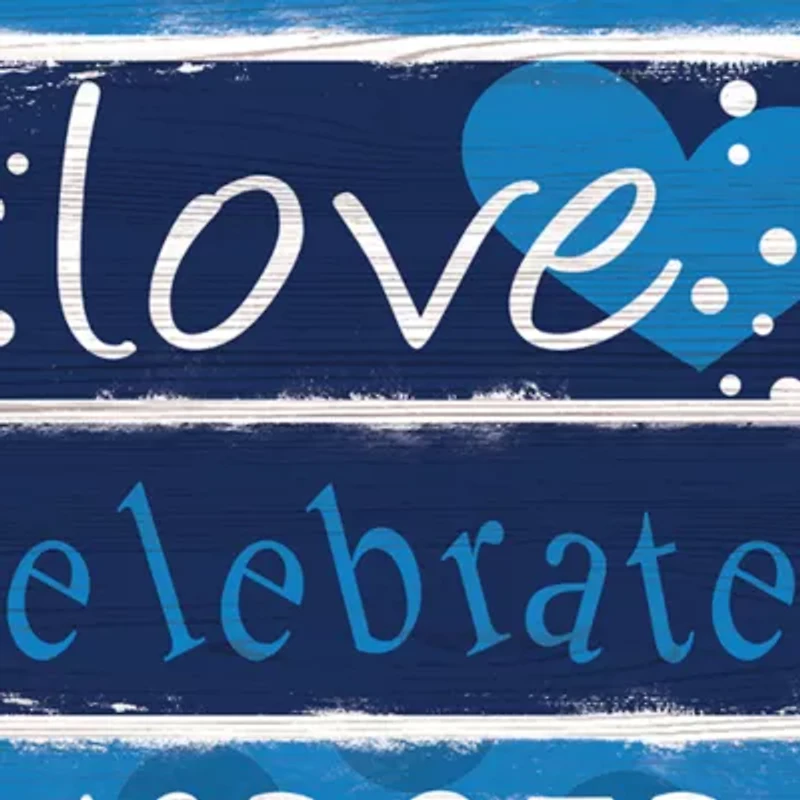 NFL Los Angeles Chargers Celebrations Stack 24 Inch Sign