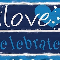 NFL Los Angeles Chargers Celebrations Stack 24 Inch Sign