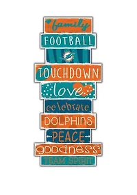 NFL Miami Dolphins Celebrations Stack 24" Sign