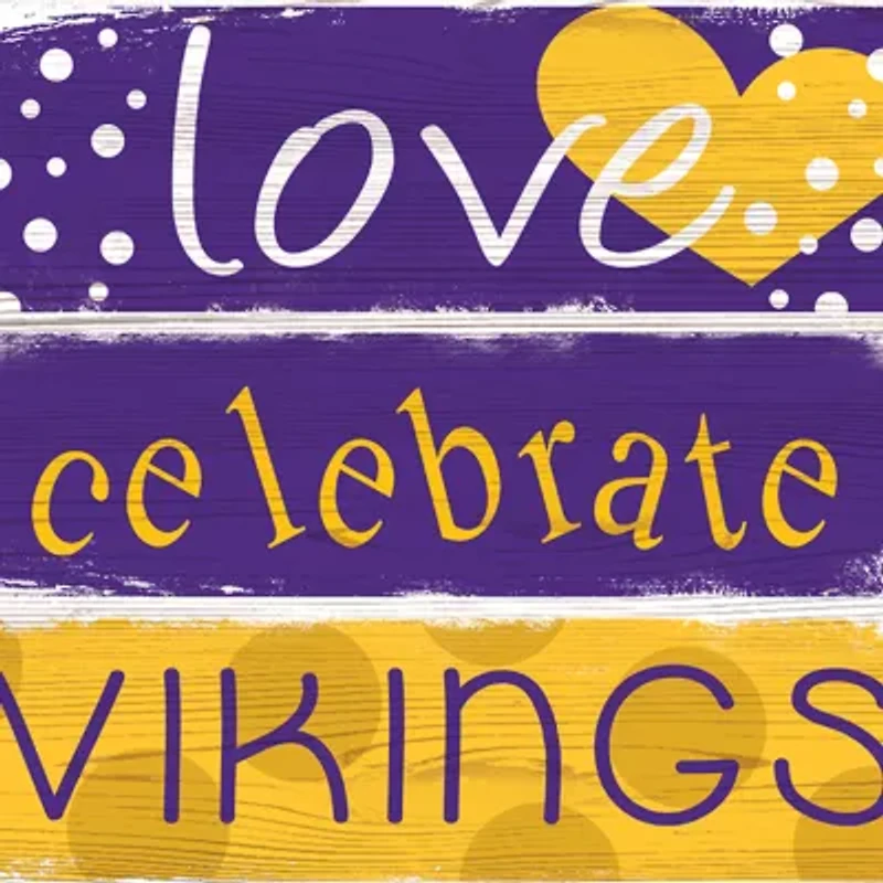 NFL Minnesota Vikings Celebrations Stack 24" Sign
