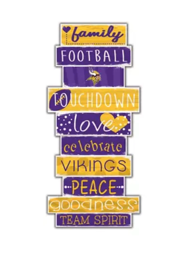 NFL Minnesota Vikings Celebrations Stack 24" Sign