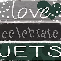 NFL New York Jets Celebrations Stack 24 Inch Sign