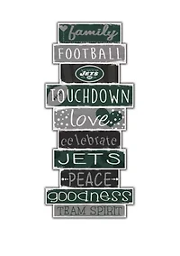 NFL New York Jets Celebrations Stack 24 Inch Sign