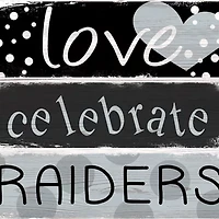 NFL Oakland Raiders Celebrations Stack 24 Inch Sign