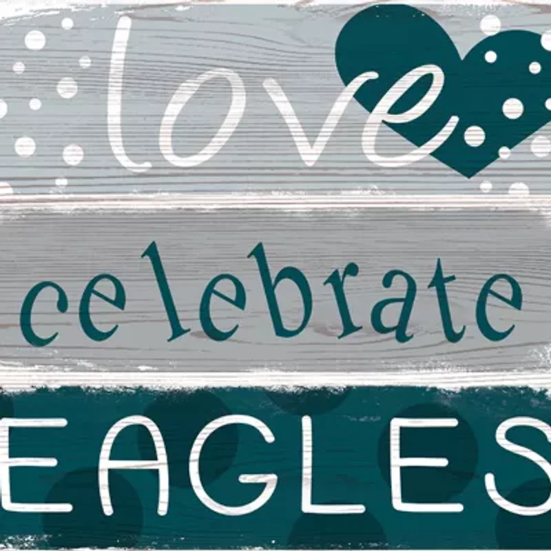 NFL Philadelphia Eagles Celebrations Stack 24 Inch Sign