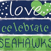 NFL Seattle Seahawks Celebrations Stack 24 Inch Sign