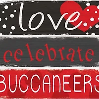 NFL Tampa Bay Buccaneers Celebrations Stack 24 Inch Sign