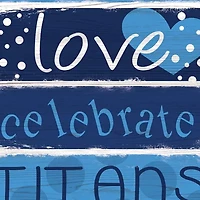 NFL Tennessee Titans 24 Inch Celebration Stack Sign