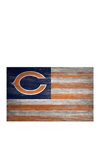 NFL Chicago Bears 11 in x 19 in Distressed Flag
