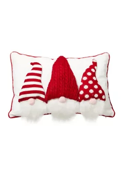 3D Heavy Cotton Knitted Gnome Pillow