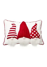 3D Heavy Cotton Knitted Gnome Pillow