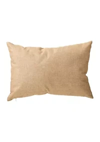 18 Inch Faux Burlap Fall Pumpkin Pillow