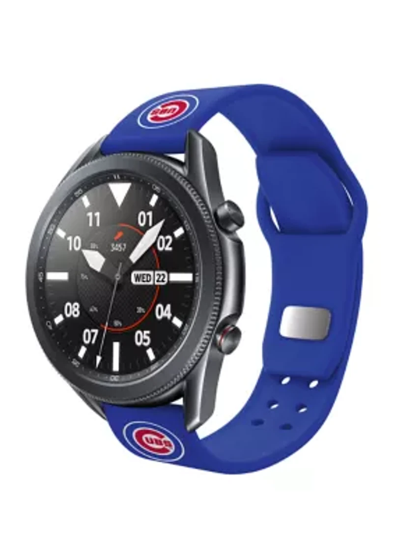 MLB Chicago Cubs Silicone Band Compatible with Samsung Watch