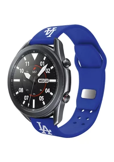 MLB Los Angeles Dodgers Silicone Band Compatible with Samsung Watch
