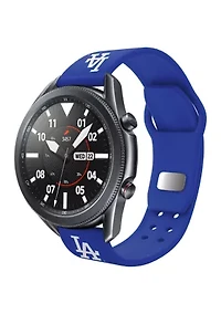 MLB Los Angeles Dodgers Silicone Band Compatible with Samsung Watch