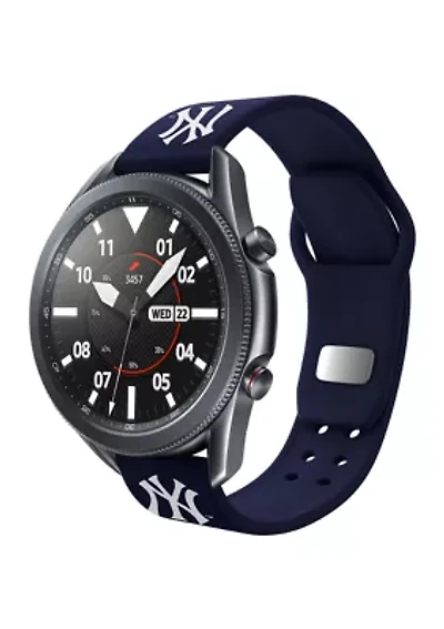 MLB New York Yankees Silicone Band Compatible with Samsung Watch