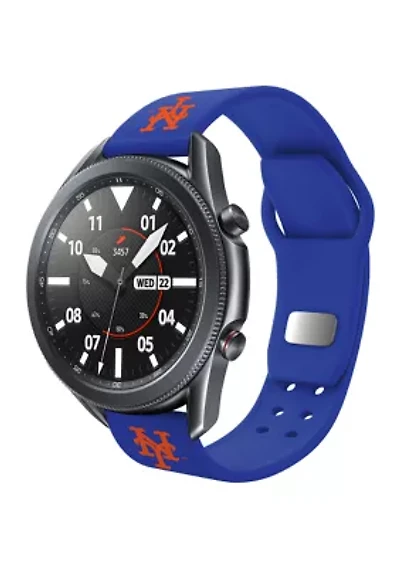 MLB New York Mets Silicone Band Compatible with Samsung Watch