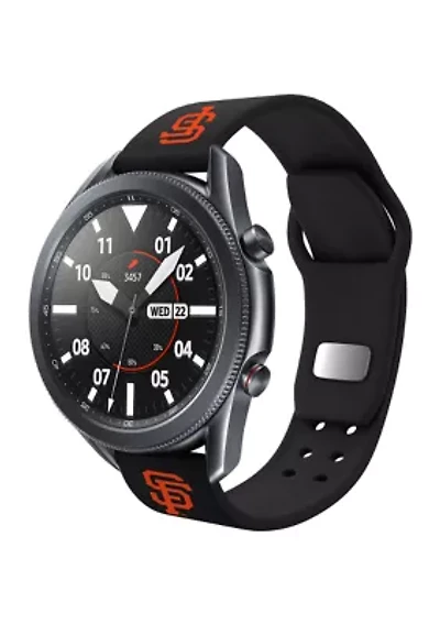 MLB San Francisco Giants 20 Millimeter Silicone Band Compatible with Samsung Watch