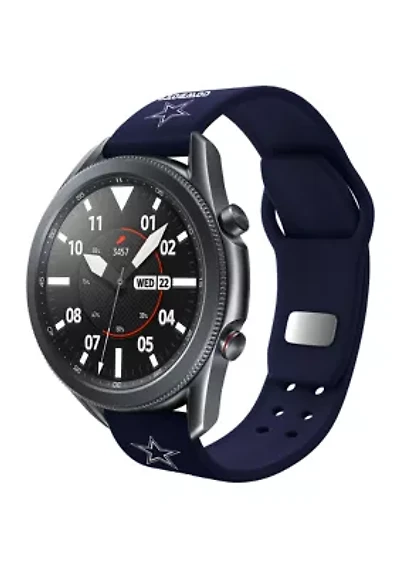 NFL Dallas Cowboys 20 Millimeter Silicone Band Compatible with Samsung Watch