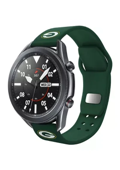 NFL Green Bay Packers 20 Millimeter Silicone Band Compatible with Samsung Watch