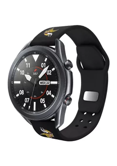 NFL Minnesota Vikings 20 Millimeter Silicone Band Compatible with Samsung Watch