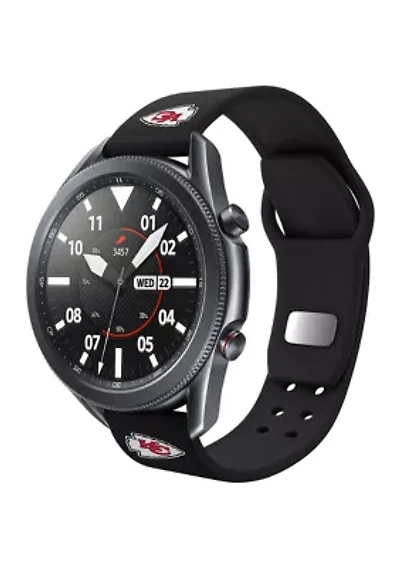 NFL New York Giants 20 Millimeter Silicone Band Compatible with Samsung Watch