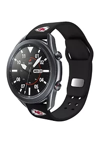 NFL New York Giants 20 Millimeter Silicone Band Compatible with Samsung Watch