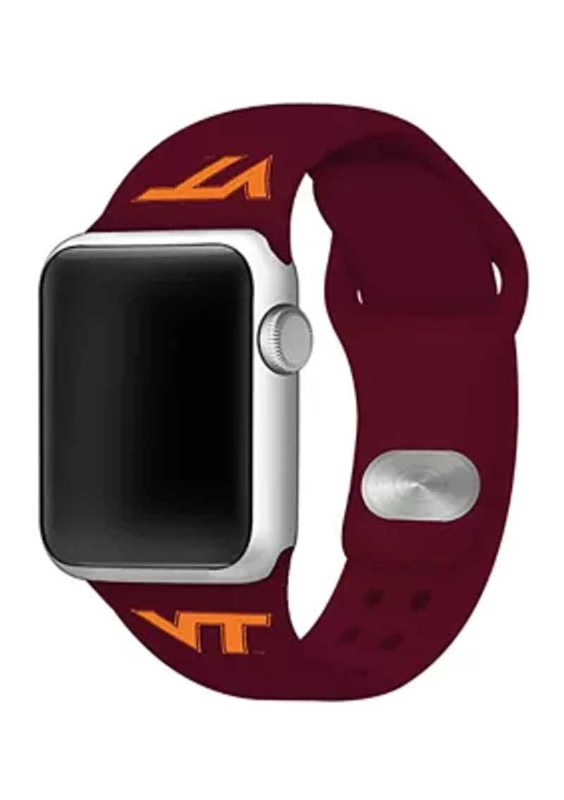 NCAA Virginia Tech Hokies Silicone Apple Watch Band 38 Millimeter