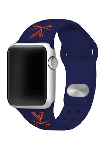 NCAA Virginia Cavaliers Silicone Apple Watch Band Millimeter