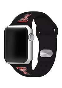 NCAA Texas Tech Raiders Silicone Apple Watch Band 38 Millimeter